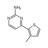 2-Pyrimidinamine, 4-(3-methyl-2-thienyl) Structure