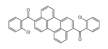 3,9-bis-(2-chloro-benzoyl)-perylene结构式