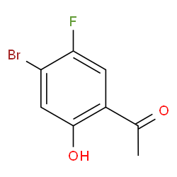 1-(4-bromo-5-fluoro-2-hydroxyphenyl)ethanone Structure