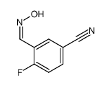 4-fluoro-3-(hydroxyimino-methyl)-benzonitrile结构式