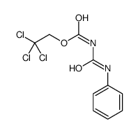 2,2,2-trichloroethyl N-(phenylcarbamoyl)carbamate结构式