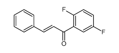 (2e)-1-(2,5-二氟苯基)-3-苯基-2-丙烯-1-酮结构式