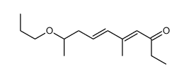 5-methyl-9-propoxydeca-4,6-dien-3-one结构式