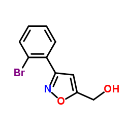 [3-(2-溴苯基)异噁唑-5-基]甲醇结构式