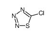 1,2,3,4-Thiatriazole, 5-chloro Structure