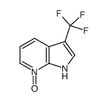 3-(Trifluoromethyl)-1H-pyrrolo[2,3-b]pyridine 7-oxide Structure