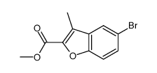 methyl 5-bromo-3-methylbenzofuran-2-carboxylate结构式