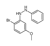 1-(2-bromo-5-methoxyphenyl)-2-phenylhydrazine Structure