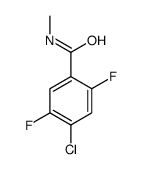 4-chloro-2,5-difluoro-N-methylbenzamide Structure