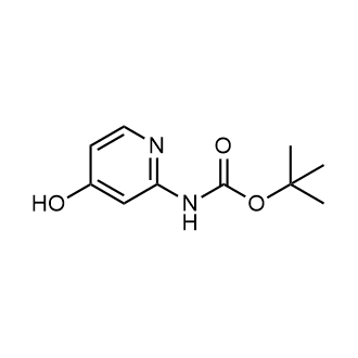 (4-羟基吡啶-2-基)氨基甲酸叔丁酯结构式