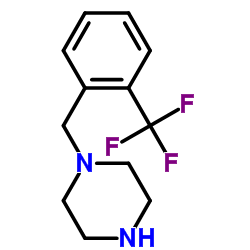 1-[2-(Trifluoromethyl)benzyl]piperazine Structure