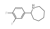 2-(3,4-Difluorophenyl)azepane Structure