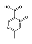 5-methyl-1-oxidopyrazin-1-ium-2-carboxylic acid Structure