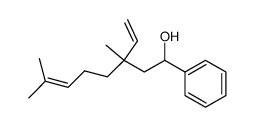 3,7-Dimethyl-1-phenyl-3-vinyl-oct-6-en-1-ol Structure