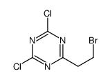 2-(2-bromoethyl)-4,6-dichloro-1,3,5-triazine Structure