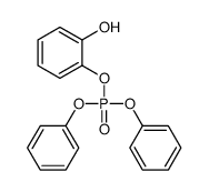 (2-hydroxyphenyl) diphenyl phosphate Structure