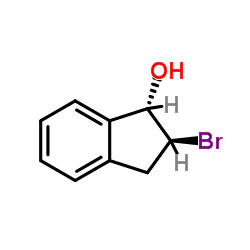 反式-2-溴茚满醇结构式