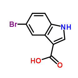 5-Bromo-1H-indole-3-carboxylic acid Structure