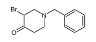 1-benzyl-3-bromopiperidin-4-one Structure