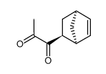 endo-1-(Bicyclo-<2.2.1>hept-5-en-2-yl)-1,2-propandion Structure