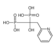 (1-hydroxy-1-phosphono-2-pyridin-2-ylethyl)phosphonic acid结构式