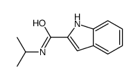 N-propan-2-yl-1H-indole-2-carboxamide结构式