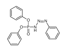 N-(diphenoxyphosphoryldiazenyl)aniline Structure