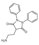 4-(2-aminoethyl)-1,2-diphenylpyrazolidine-3,5-dione Structure