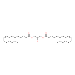 1,3-Dipalmitoleoyl Glycerol structure