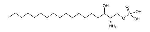 d-erythro-dihydro-d-sphingosine-1-phosphate structure
