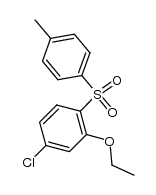 2-ethoxy-4-chloro-1-(toluene-4-sulfonyl)-benzene Structure