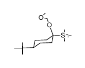 cis-4-tert-butyl-O-(methoxymethyl)-1-(trimethylstannyl)cyclohexanol结构式