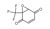2-trifluoromethyl-2,3-epoxy-p-benzoquinone结构式