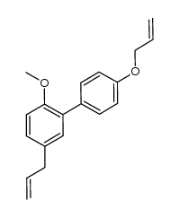 5-allyl-4'-(allyloxy)-2-methoxybiphenyl Structure