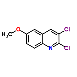 2,3-Dichloro-6-methoxyquinoline Structure