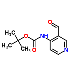 N-叔丁氧羰基-4-氨基-3-吡啶甲醛图片