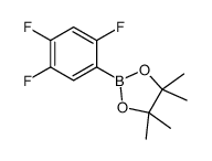 2,4,5-三氟苯硼酸频呢醇酯结构式
