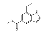 methyl 7-ethyl-1H-indazole-5-carboxylate Structure