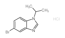 5-溴-1-异丙基苯并咪唑盐酸盐结构式
