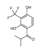 1-(2,4-Dihydroxy-3-(trifluoromethyl)phenyl)-2-methylpropan-1-one Structure