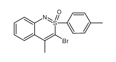 3-bromo-4-methyl-2-(p-tolyl)benzo[c][1,2]thiazine 2-oxide Structure