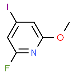 2-Fluoro-4-iodo-6-methoxypyridine Structure