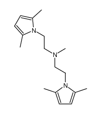 N,N-di(dimethyl-2,5-pyrolido-2-ethyl),N-methylamine结构式
