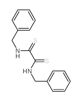 Ethanedithioamide,N1,N2-bis(phenylmethyl)- structure