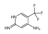 5-(trifluoromethyl)pyridine-2,4-diamine Structure
