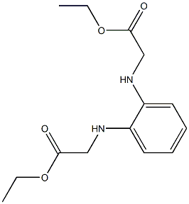 diethyl 2,2'-(1,2-phenylenebis(azanediyl))diacetate Structure