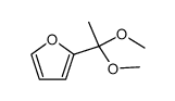 2-acetylfuran dimethoxy acetal Structure