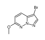 3-溴-6-甲氧基吡唑并[1,5-b]哒嗪结构式