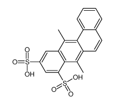 7,12-dimethylbenzo[a]anthracene-8,10-disulfonic acid结构式