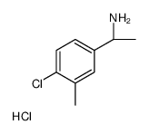 (R)-1-(4-氯-3-甲基苯基)乙胺盐酸盐结构式